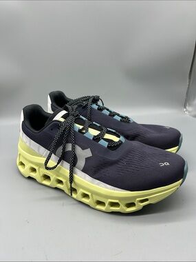 On Cloud Cloudmonster Mens Sz 12 Iron Hay Gray Athletic Running Shoes